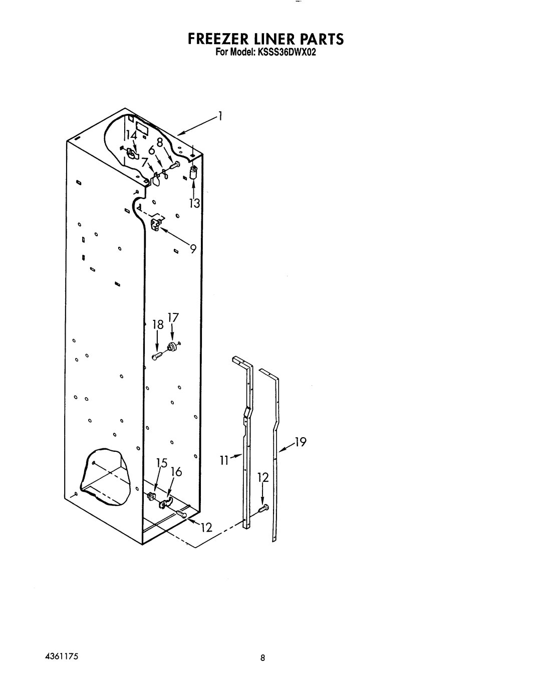 KitchenAid KSSS36DWX02 manual 