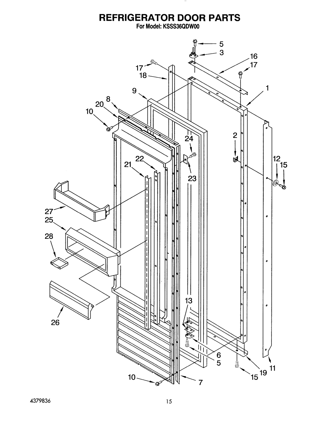 KitchenAid KSSS36QDW00 manual 