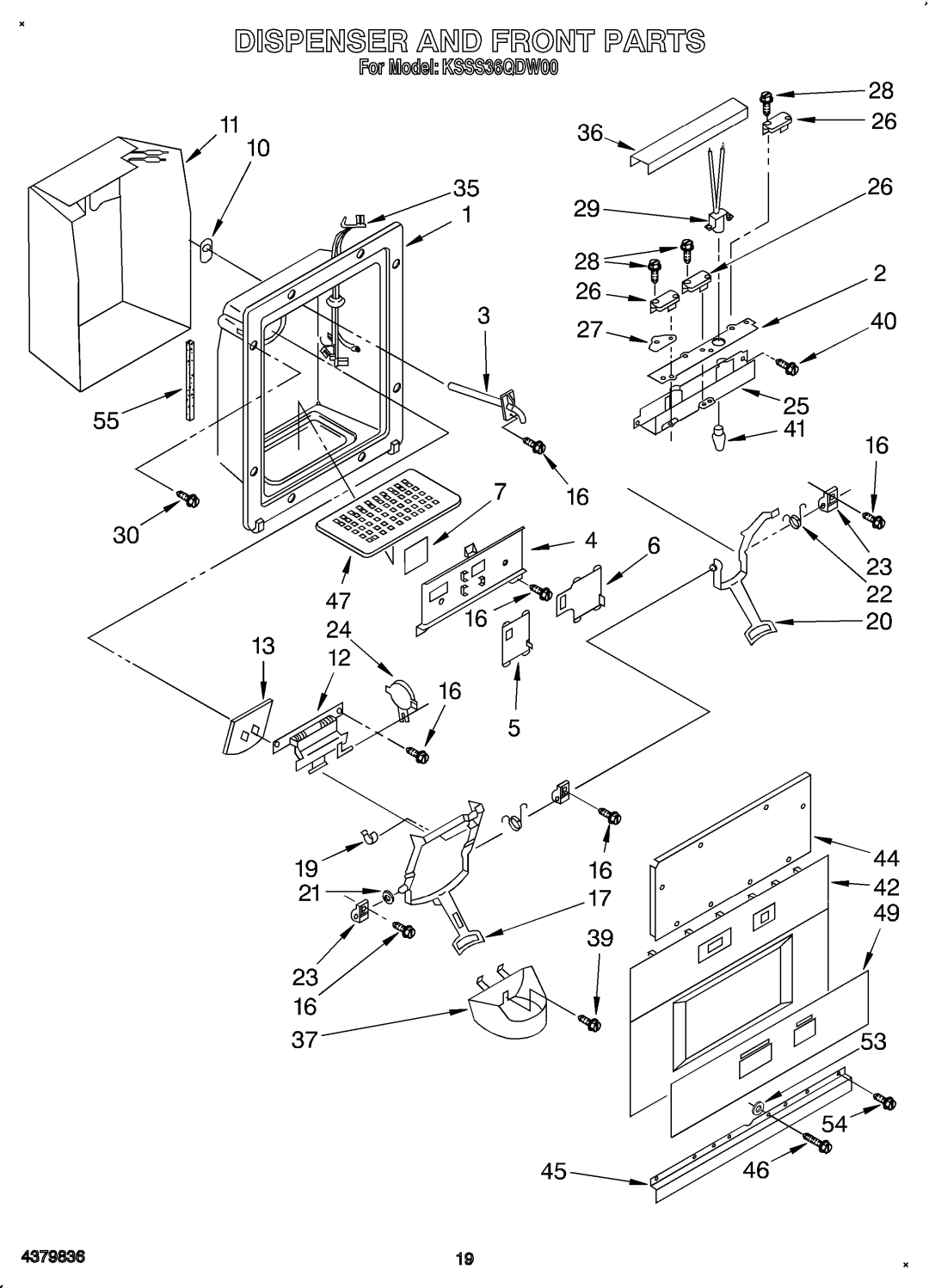 KitchenAid KSSS36QDW00 manual 