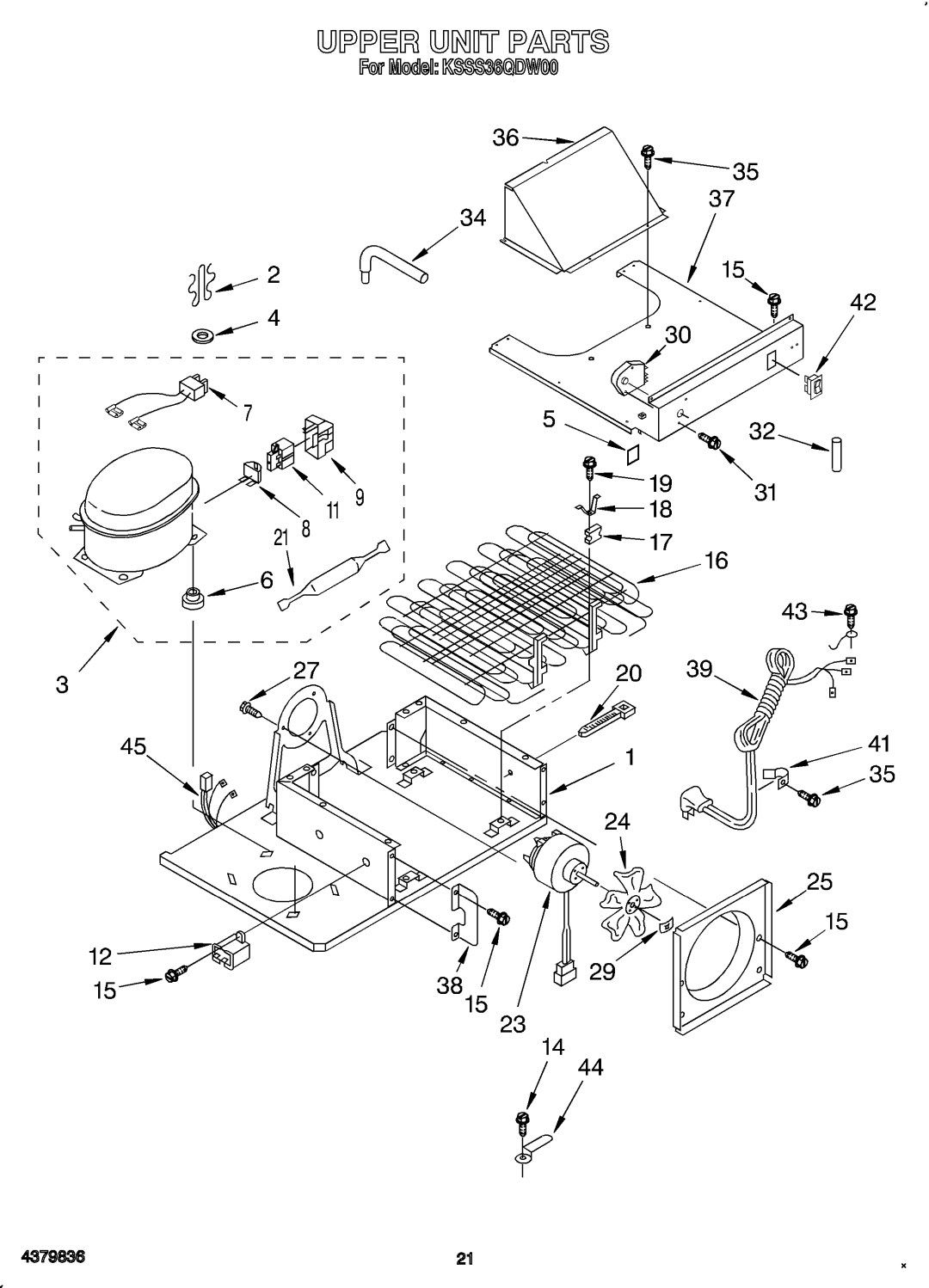 KitchenAid KSSS36QDW00 manual 