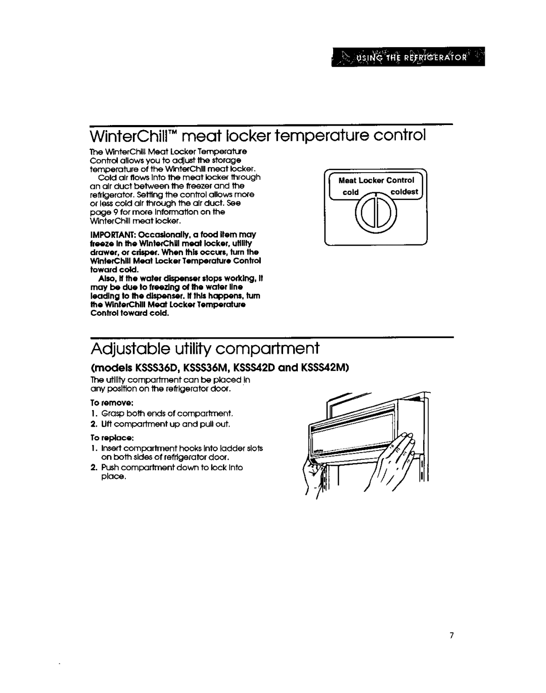 KitchenAid KSSS36D, KSSS42D, KSSS48M, KSSS42M, KSSS48D, KSSS36M manual 