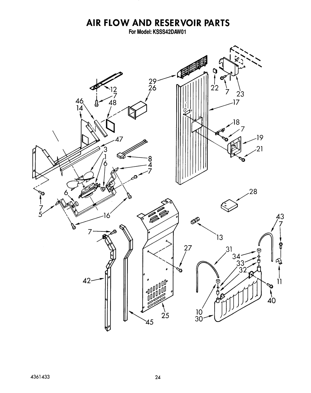 KitchenAid KSSS42DAW01 manual 