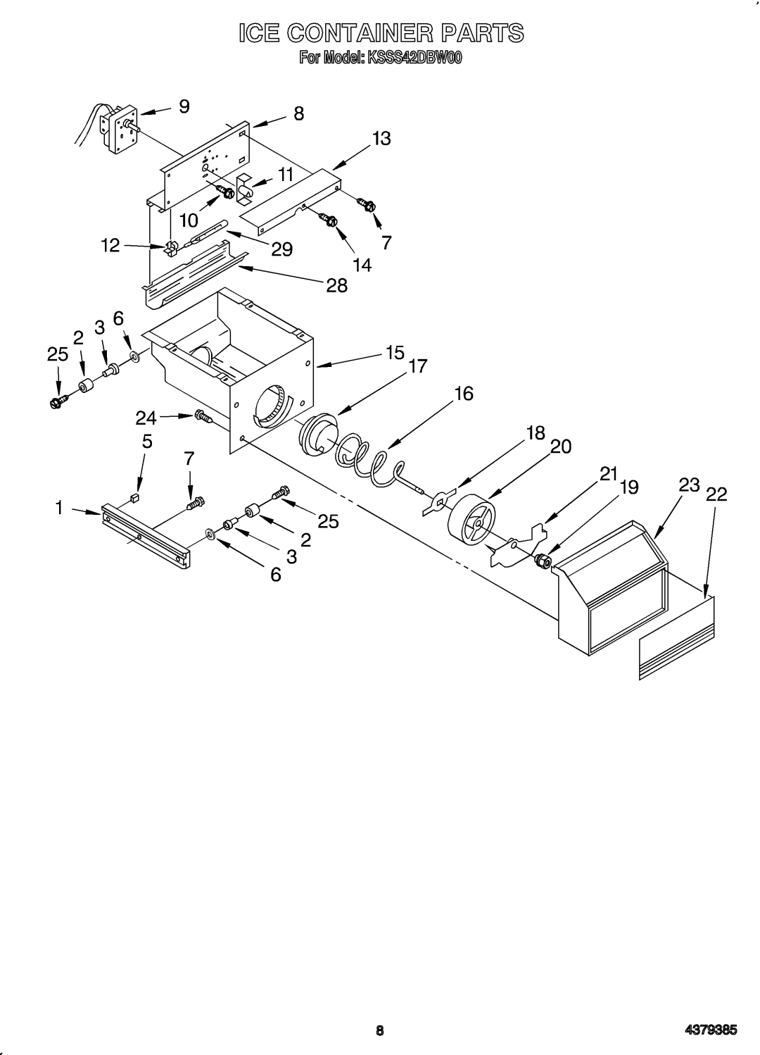 KitchenAid KSSS42DBW00 manual 