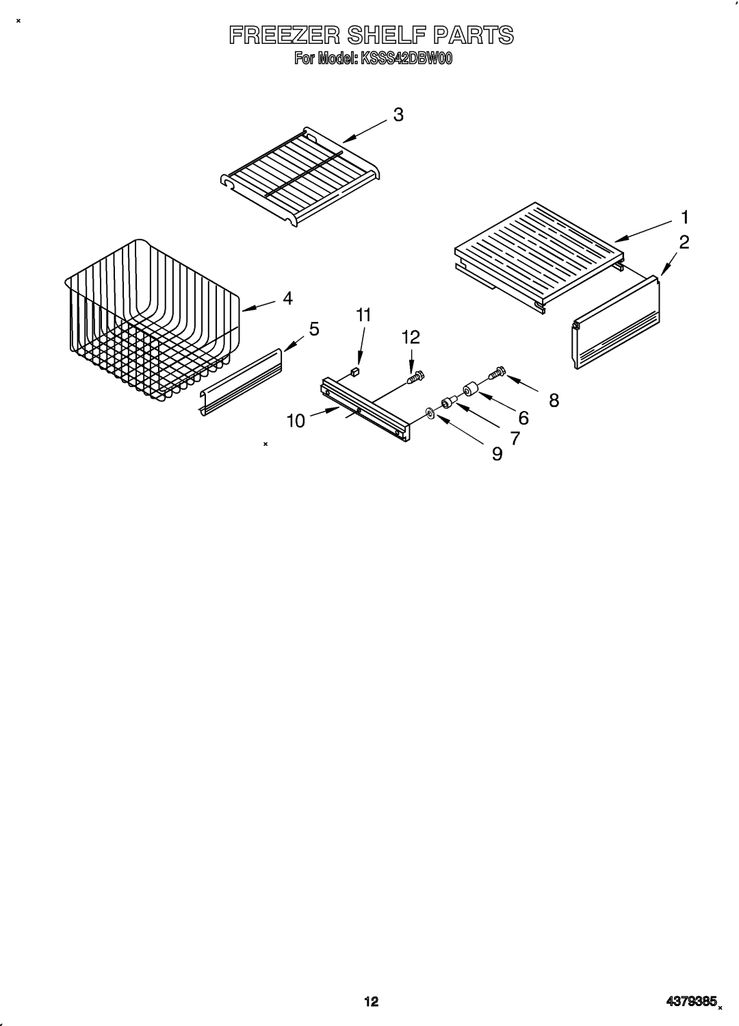 KitchenAid KSSS42DBW00 manual 