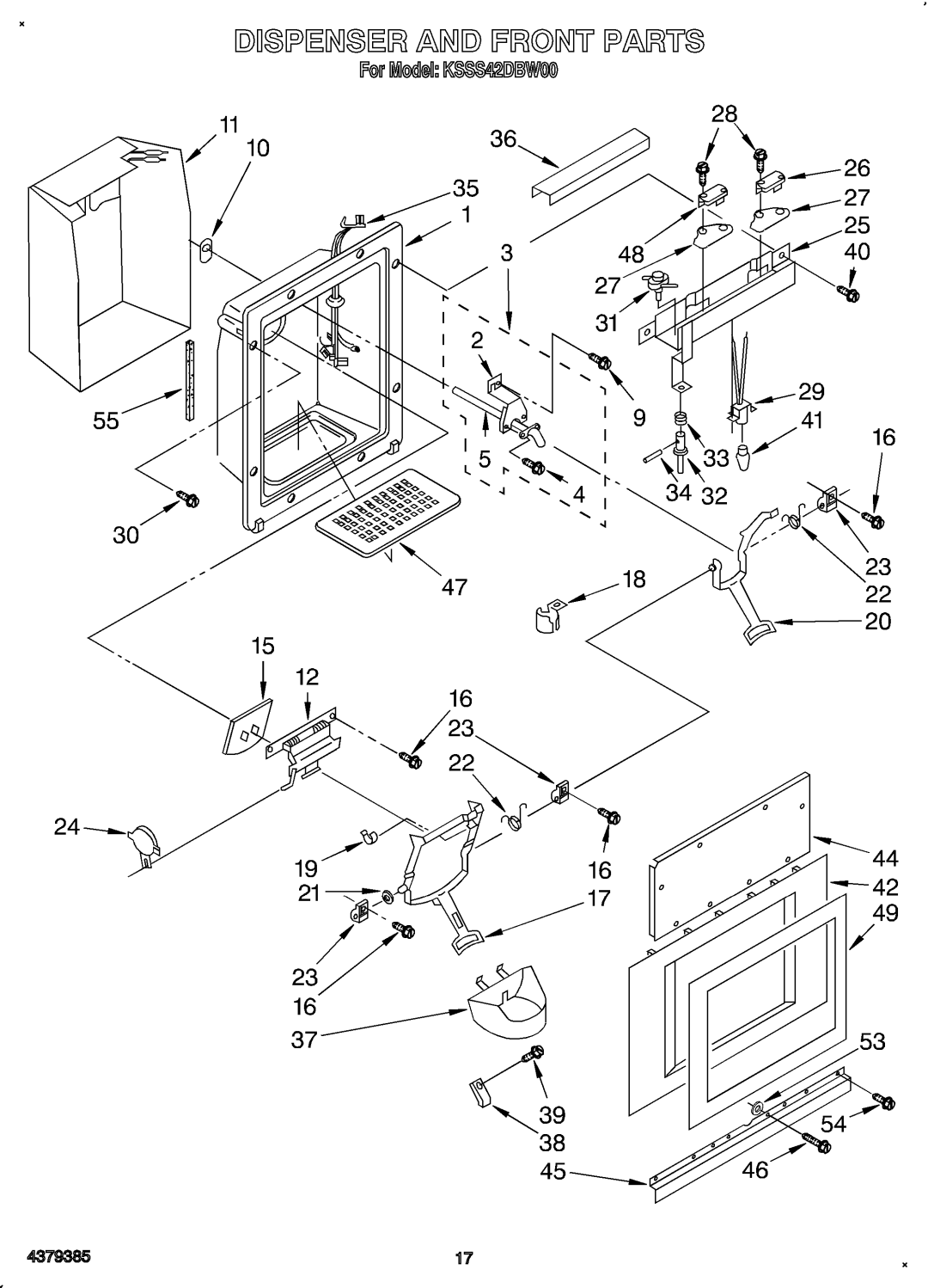 KitchenAid KSSS42DBW00 manual 