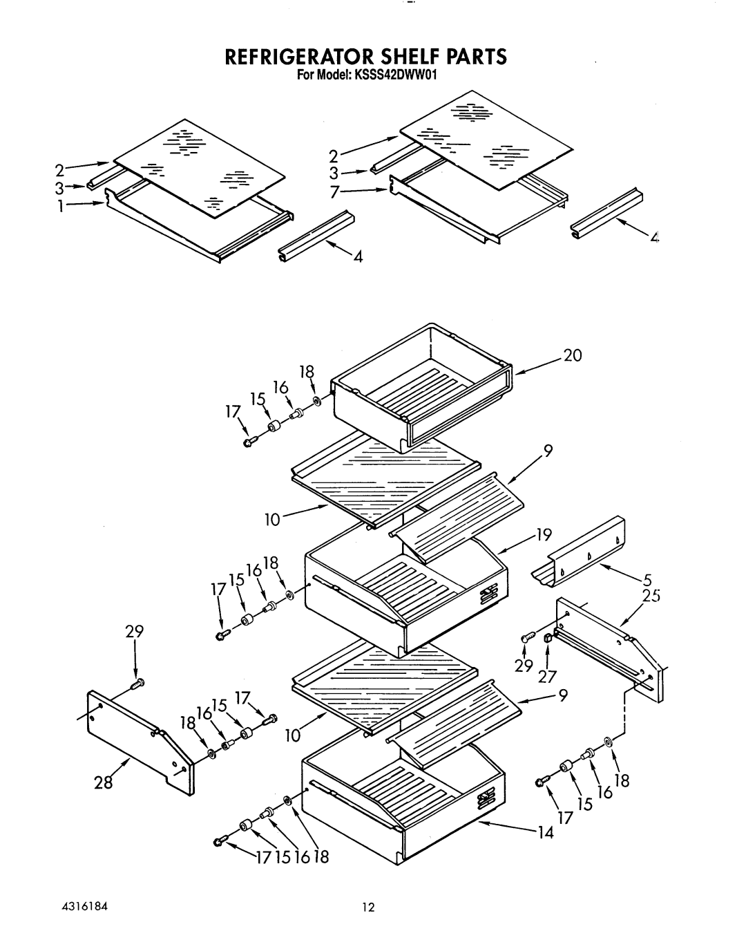 KitchenAid KSSS42DWW01 manual 