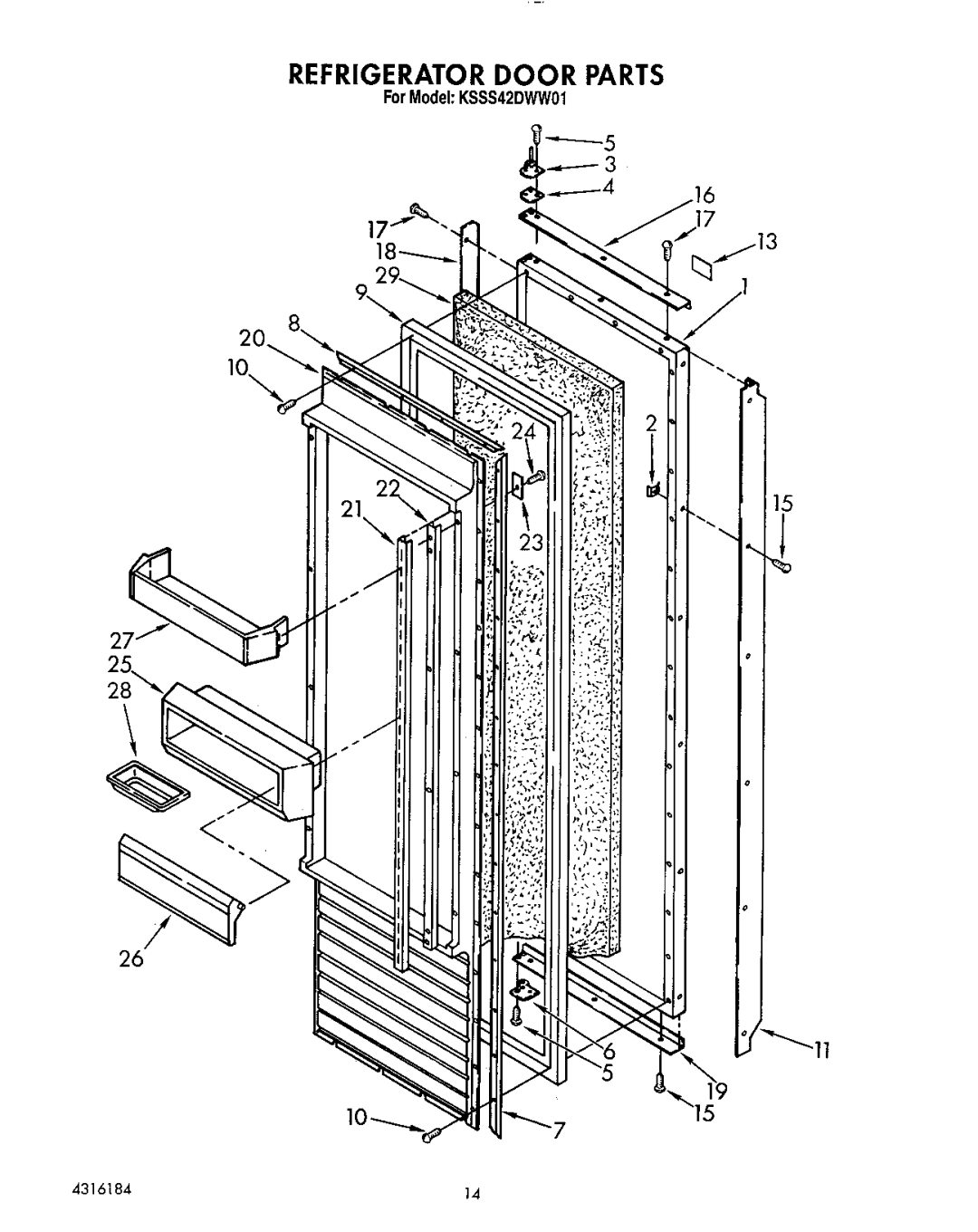 KitchenAid KSSS42DWW01 manual 