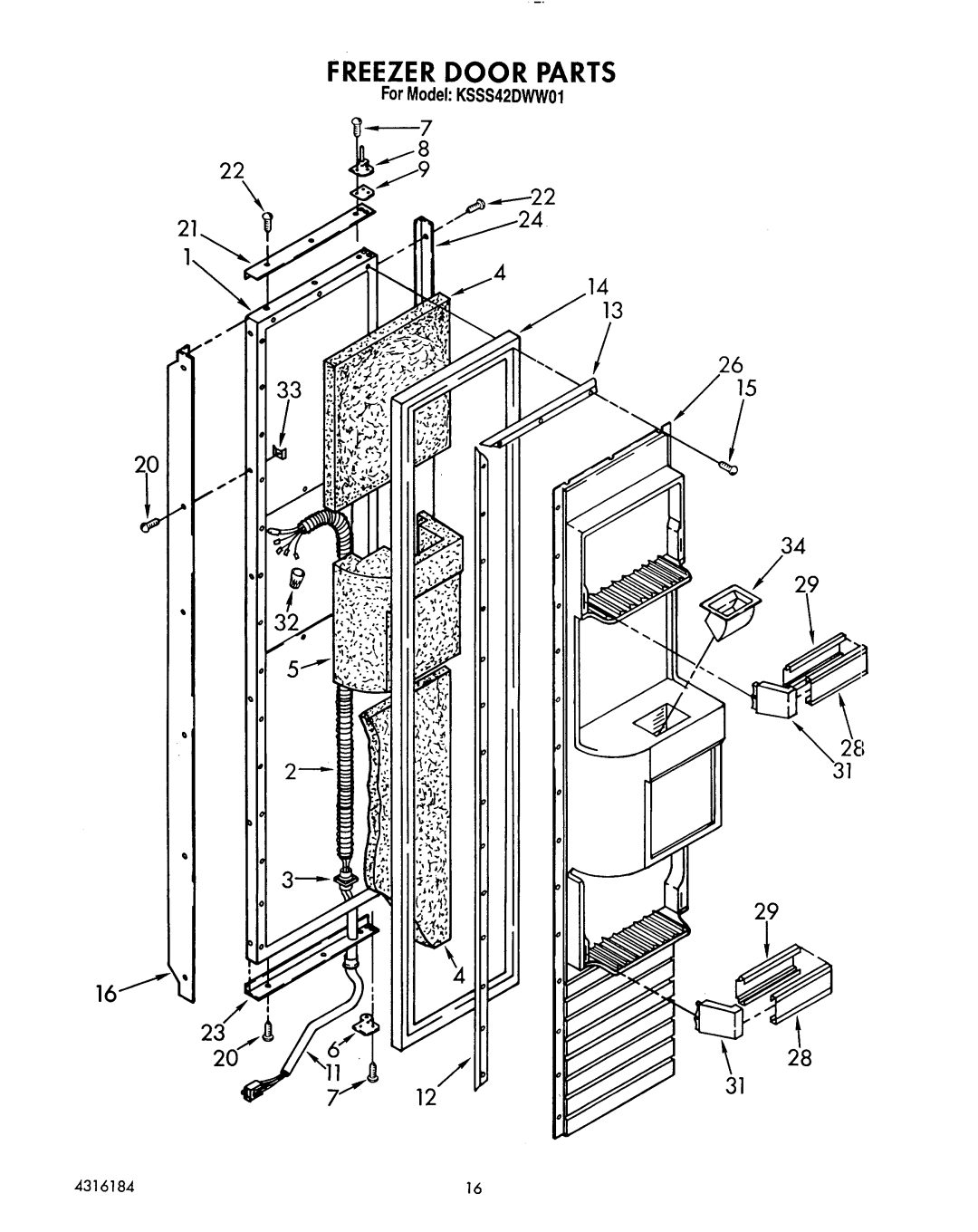 KitchenAid KSSS42DWW01 manual 