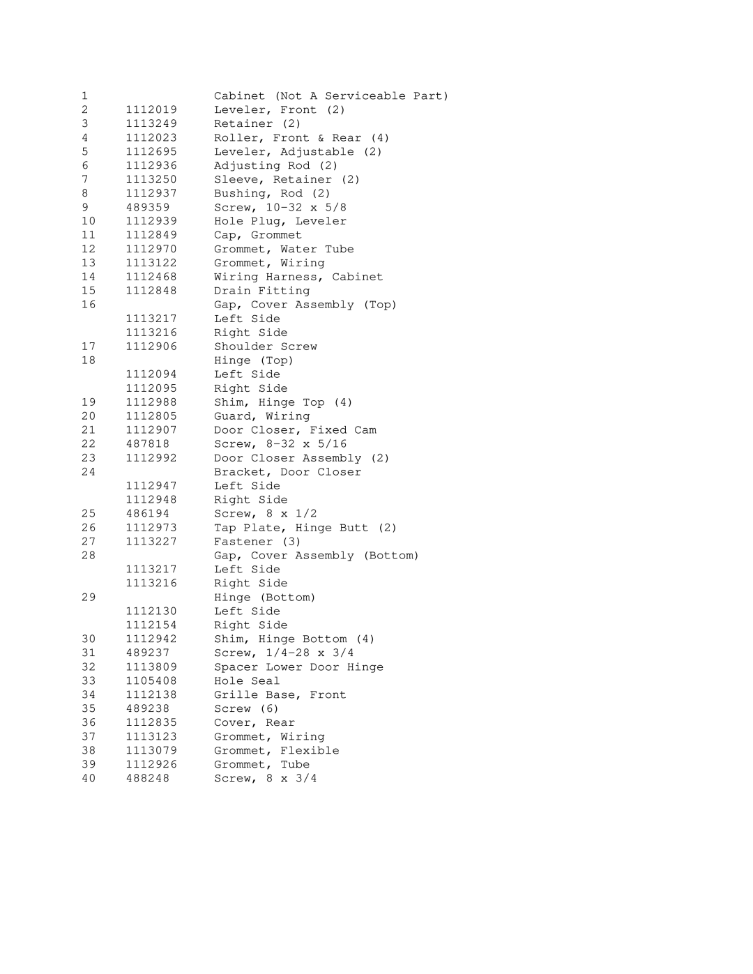 KitchenAid KSSS42DWW01 manual 