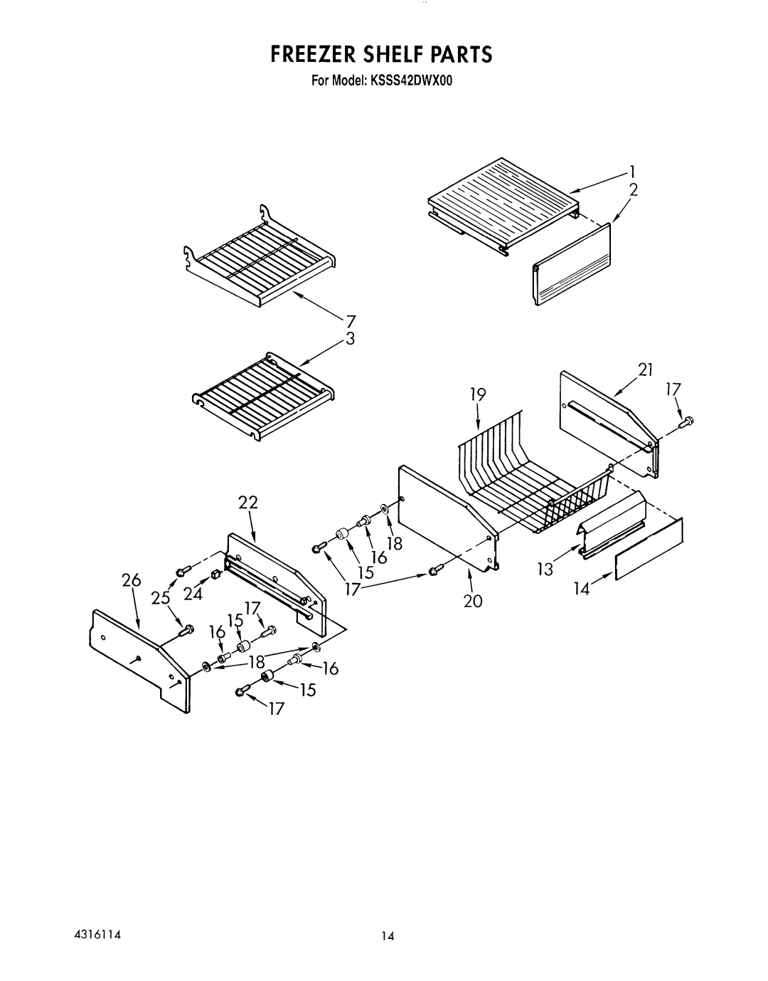 KitchenAid KSSS42DWX00 manual 