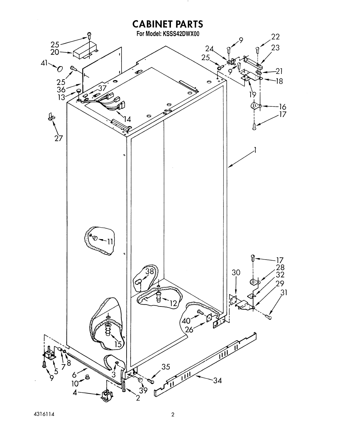 KitchenAid KSSS42DWX00 manual 