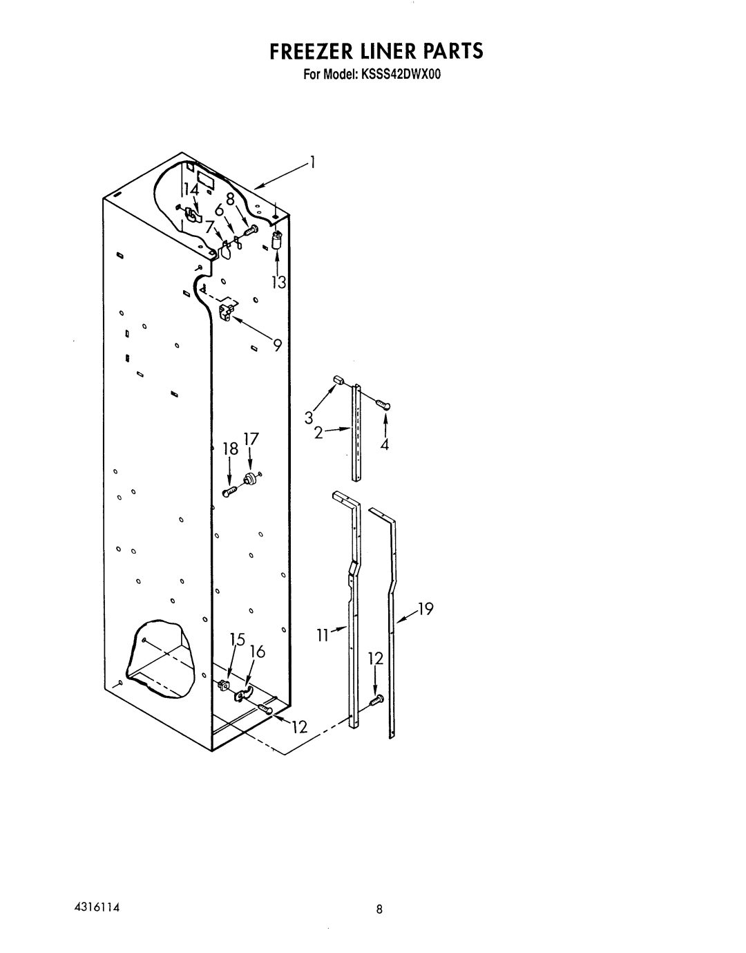 KitchenAid KSSS42DWX00 manual 