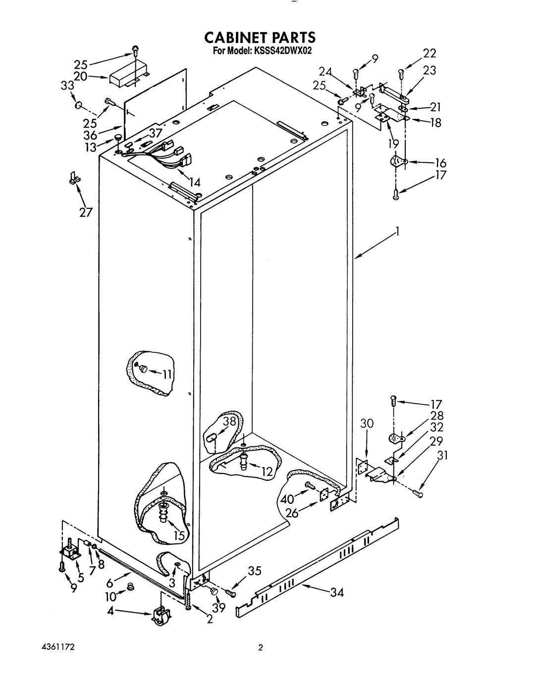 KitchenAid KSSS42DWX02 manual 