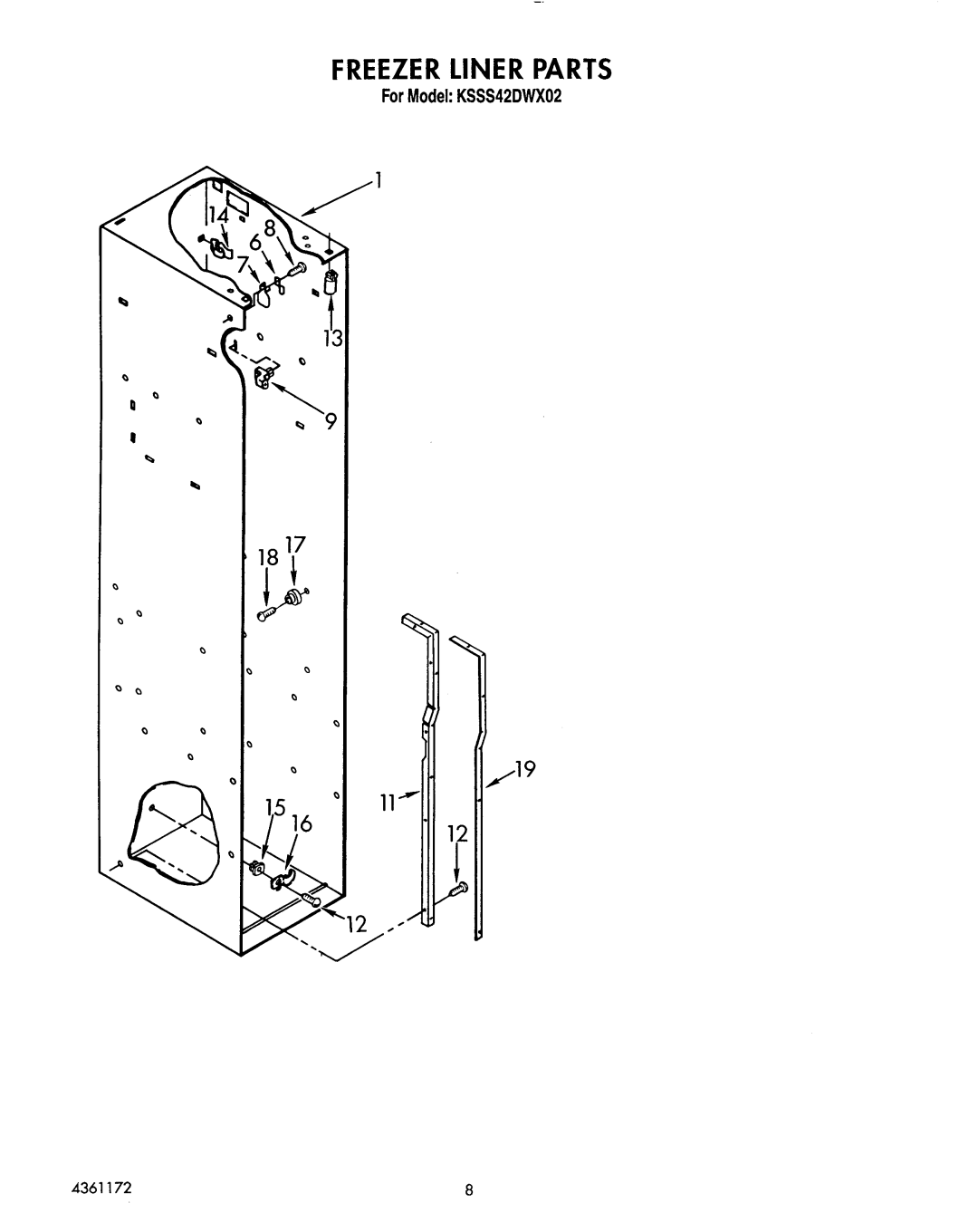 KitchenAid KSSS42DWX02 manual 