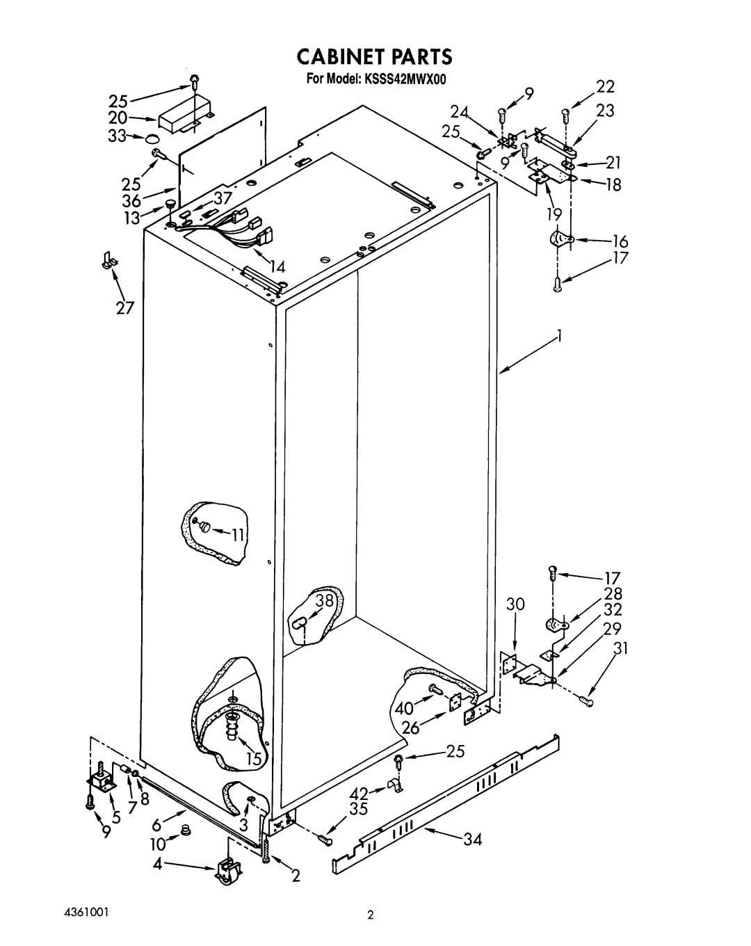 KitchenAid KSSS42MWX00 manual 