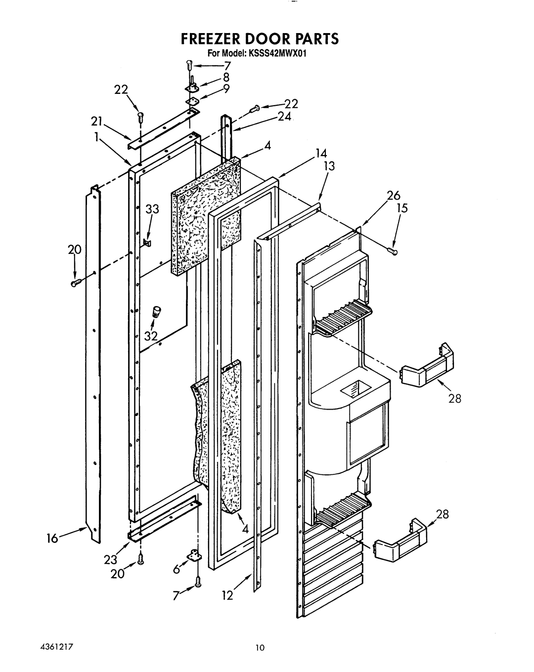 KitchenAid KSSS42MWX01 manual 