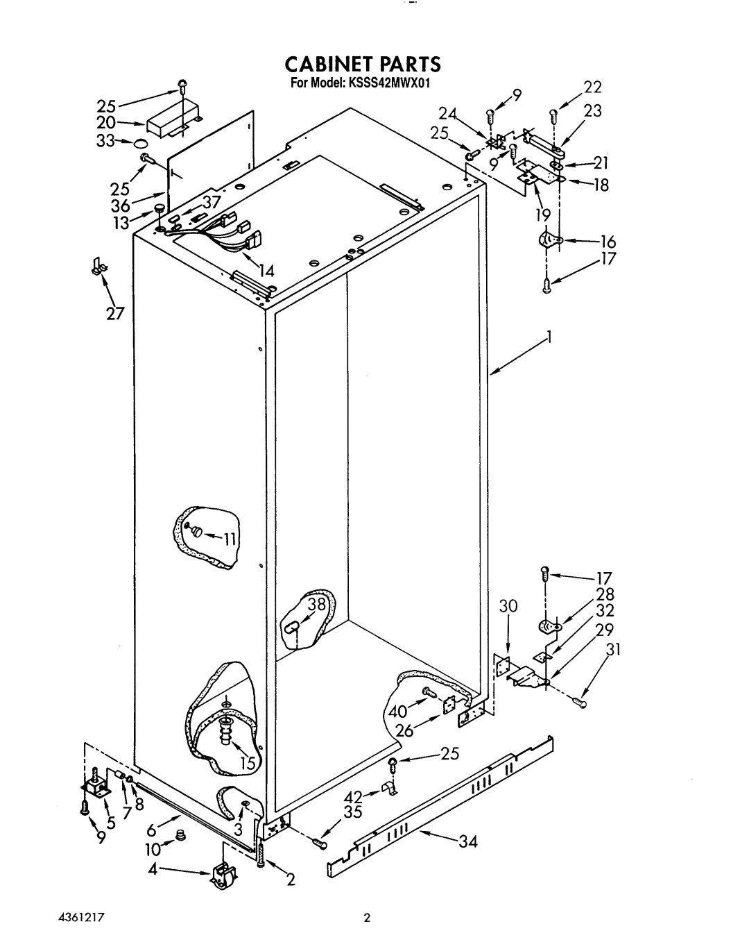 KitchenAid KSSS42MWX01 manual 