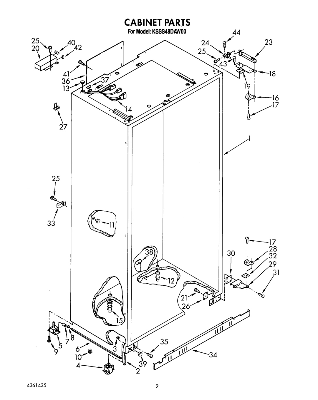 KitchenAid KSSS48DAW00 manual 