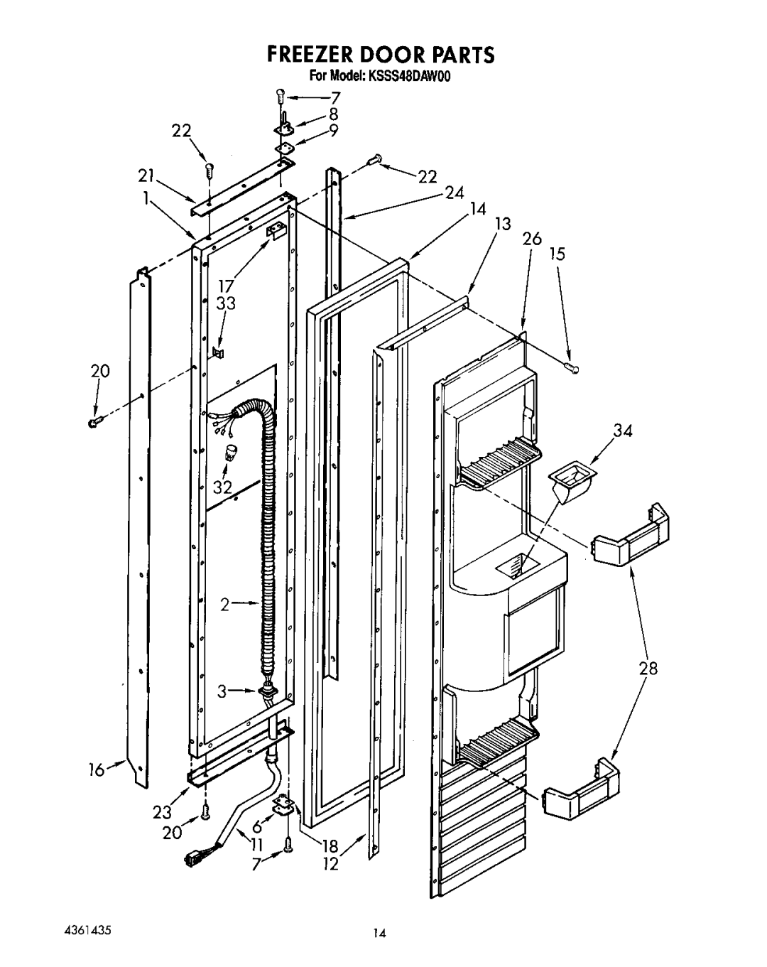 KitchenAid KSSS48DAW00 manual 