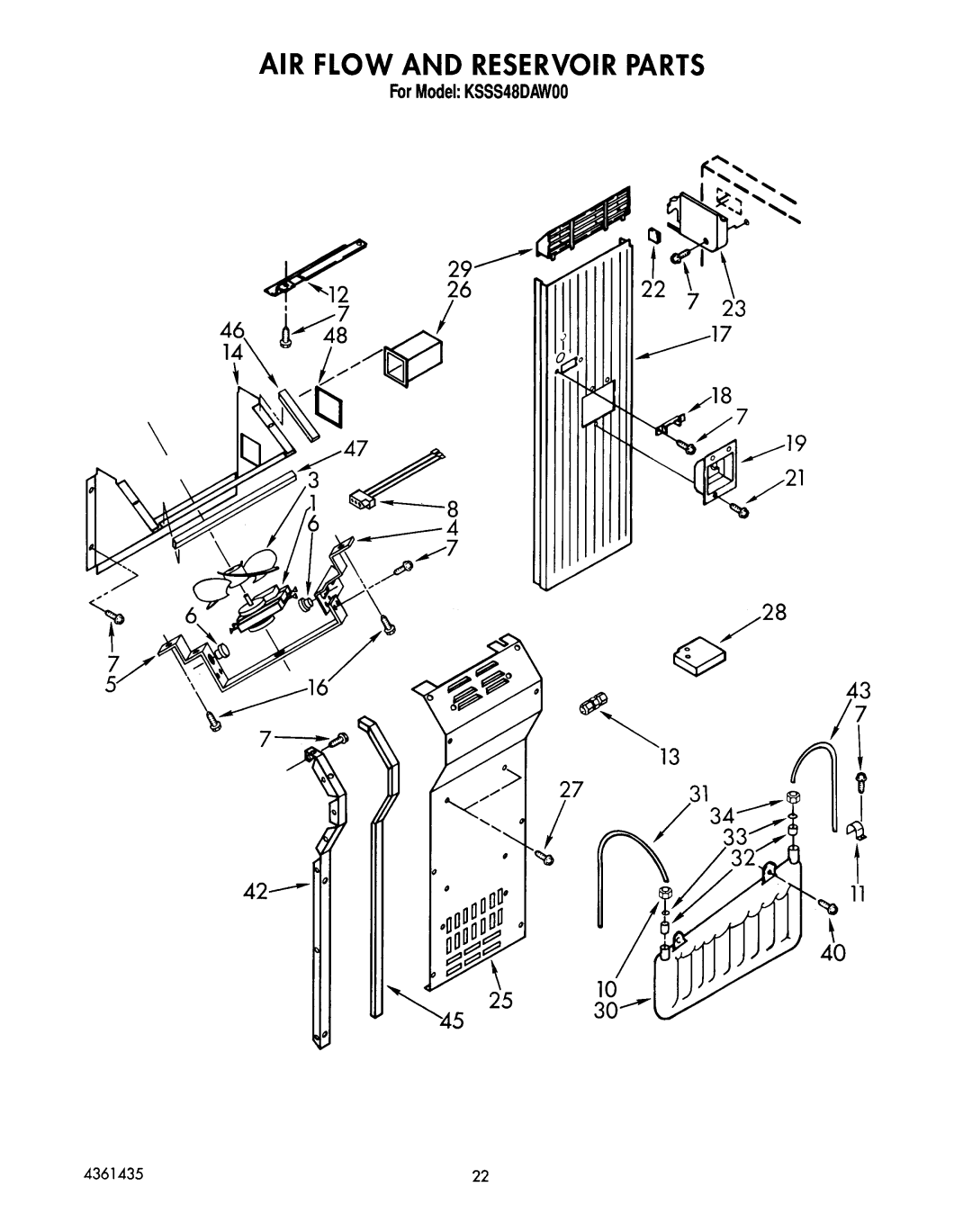 KitchenAid KSSS48DAW00 manual 