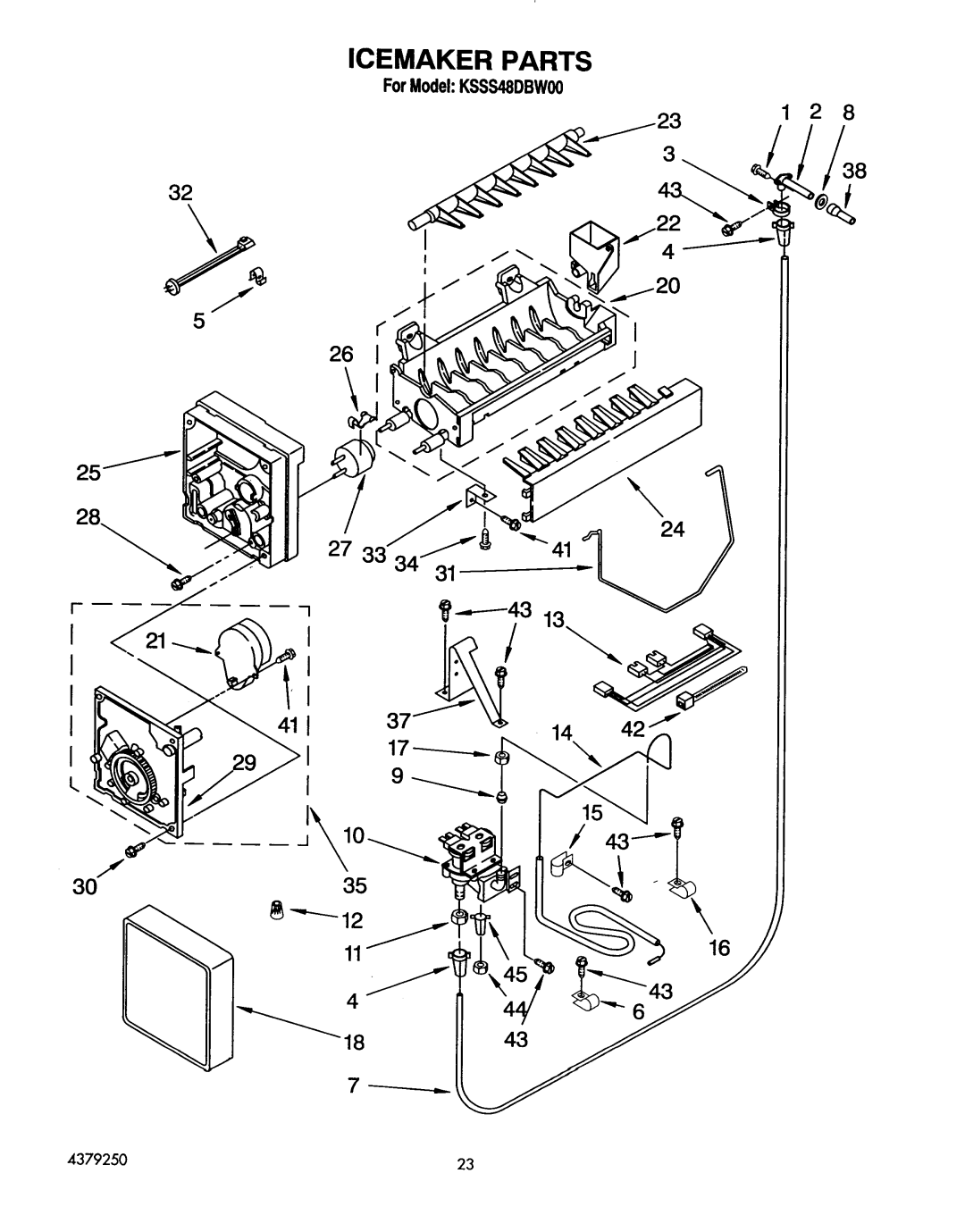 KitchenAid KSSS48DBW00 manual 