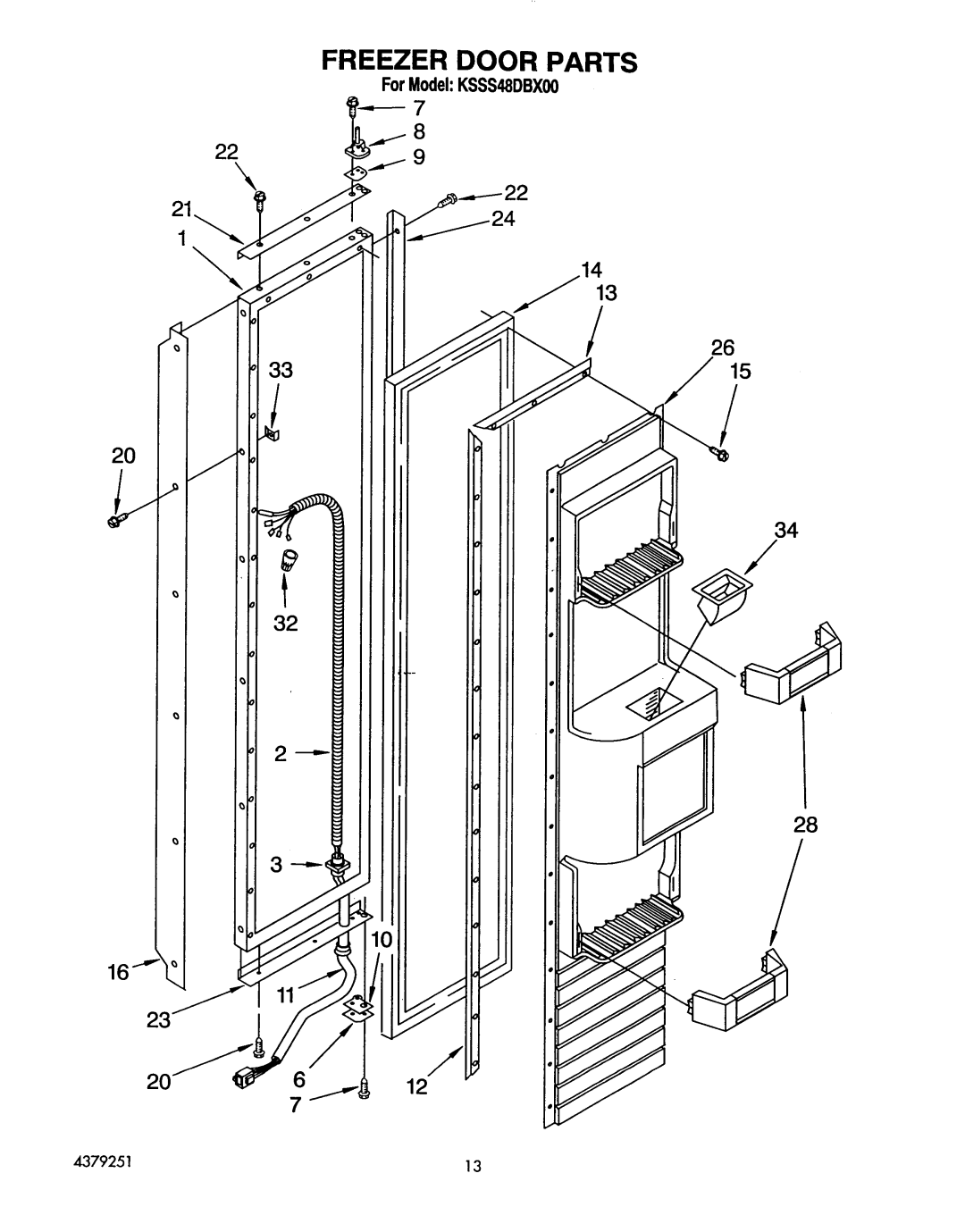 KitchenAid KSSS48DBX00 manual 