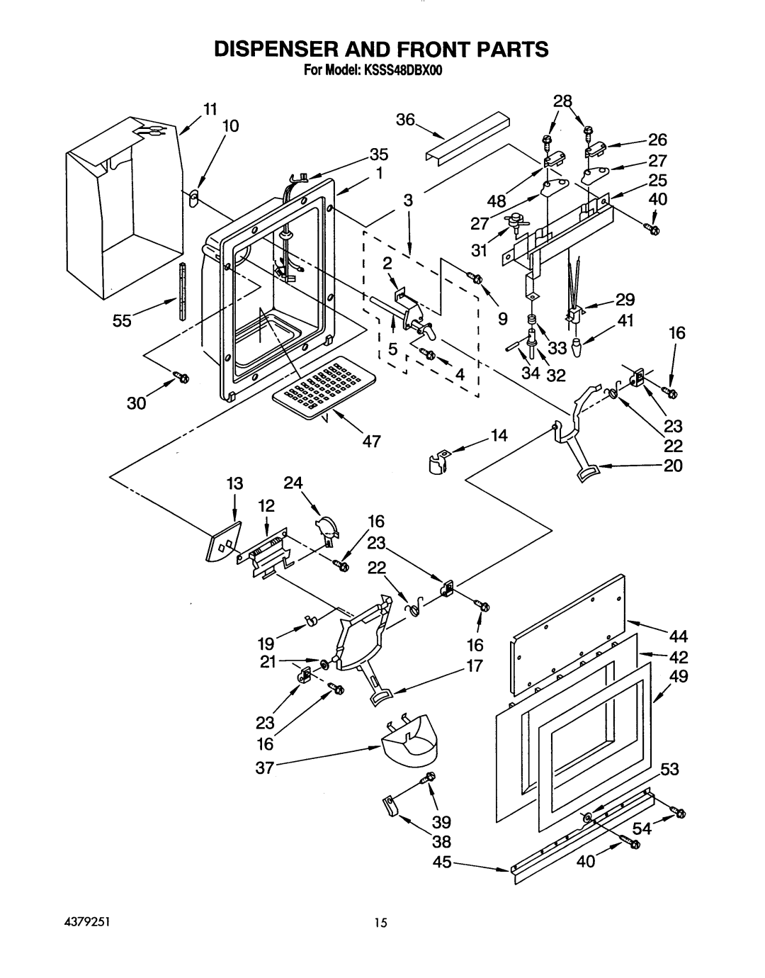 KitchenAid KSSS48DBX00 manual 