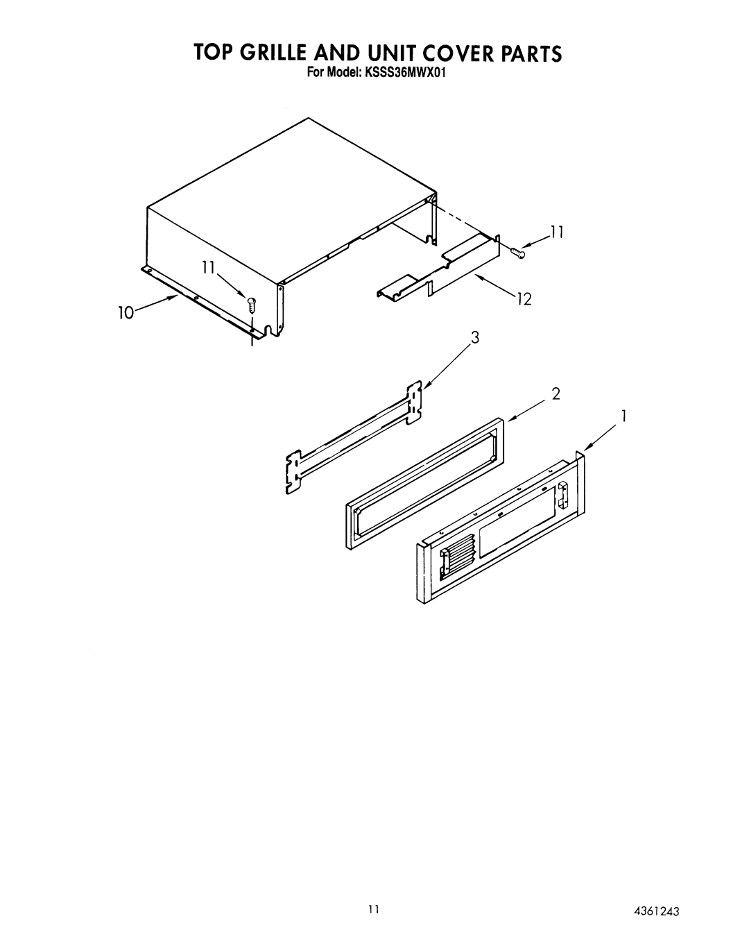 KitchenAid KSSSS36MWX01 manual 