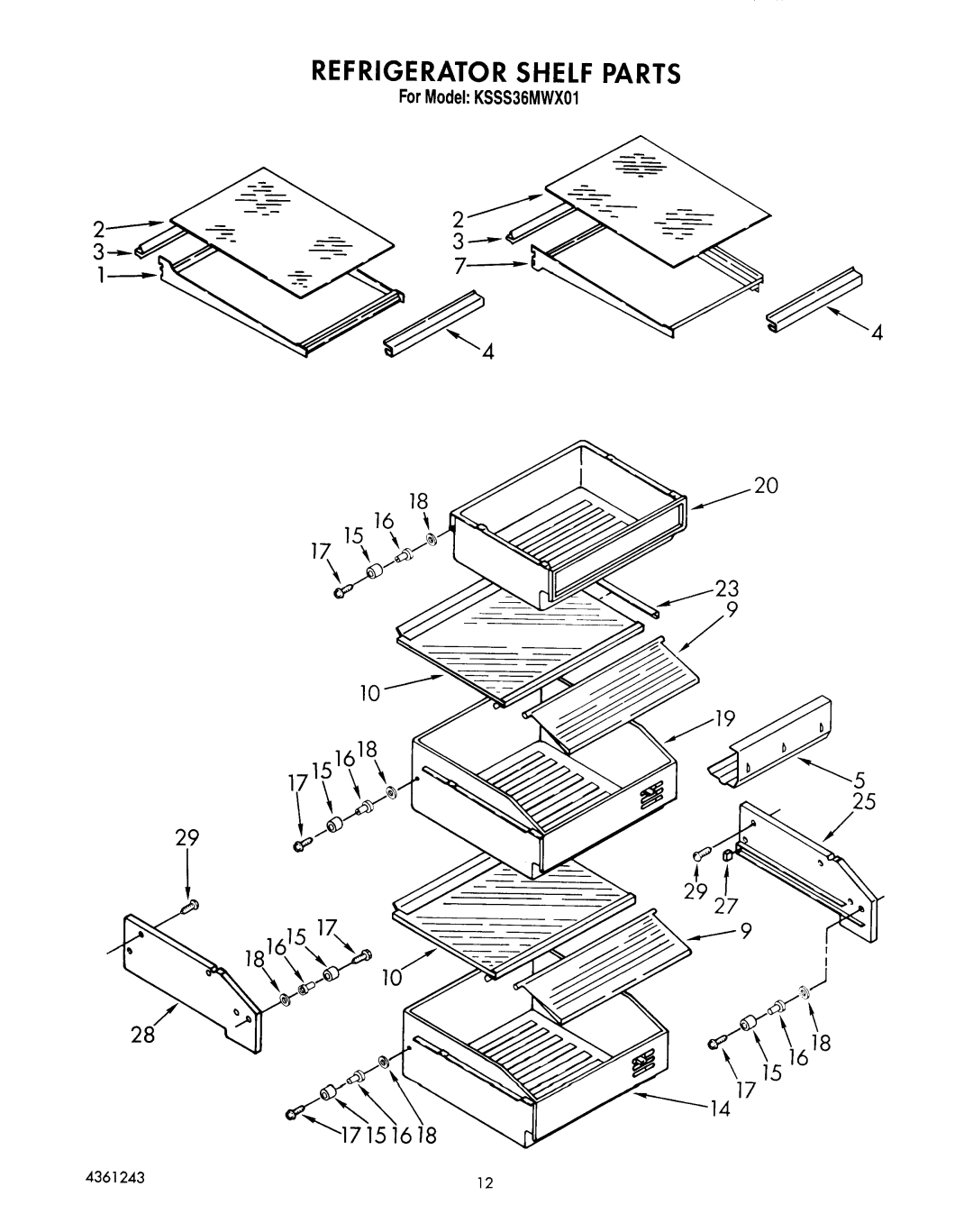 KitchenAid KSSSS36MWX01 manual 