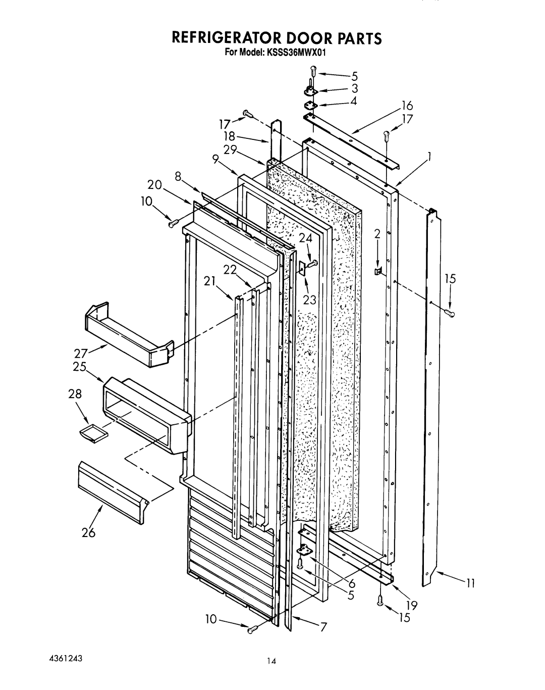 KitchenAid KSSSS36MWX01 manual 