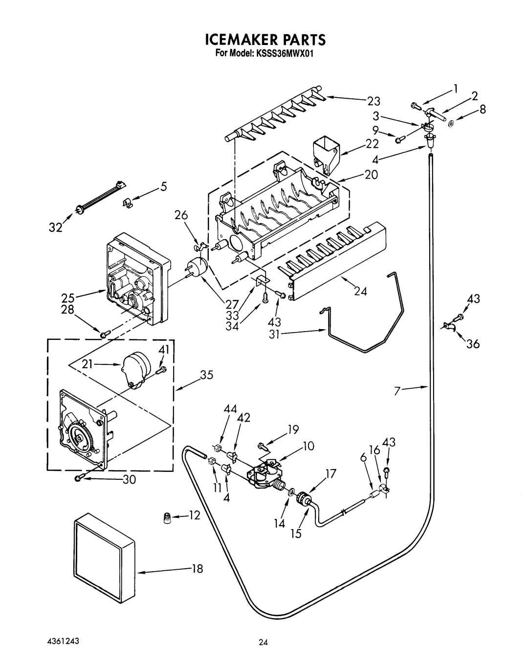 KitchenAid KSSSS36MWX01 manual 