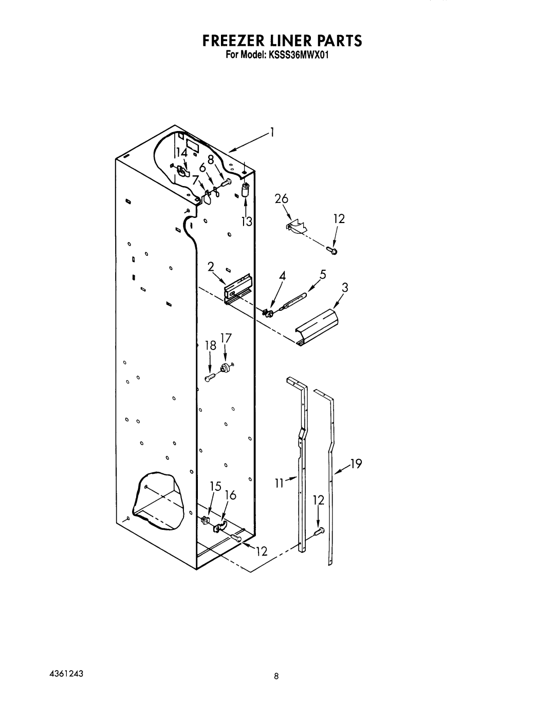 KitchenAid KSSSS36MWX01 manual 