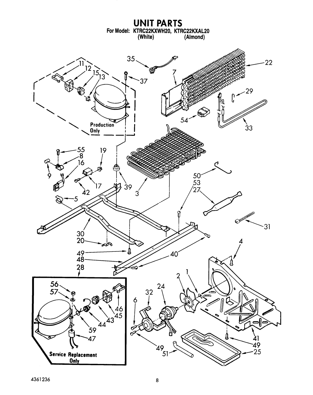 KitchenAid KTRC22KXWH20 manual 