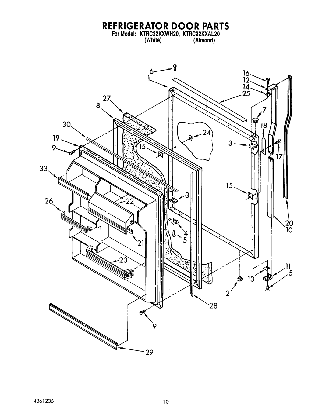 KitchenAid KTRC22KXWH20 manual 