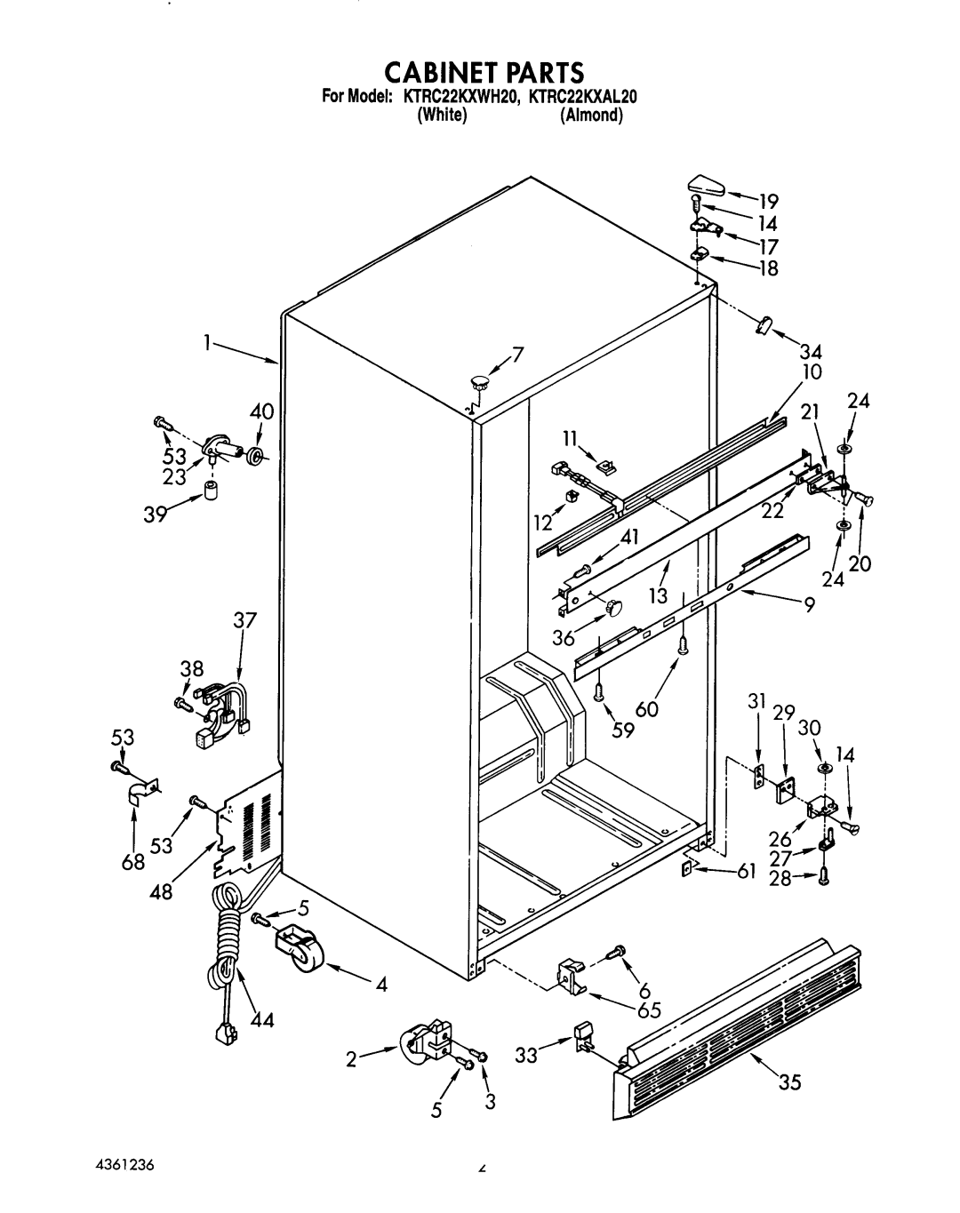 KitchenAid KTRC22KXWH20 manual 