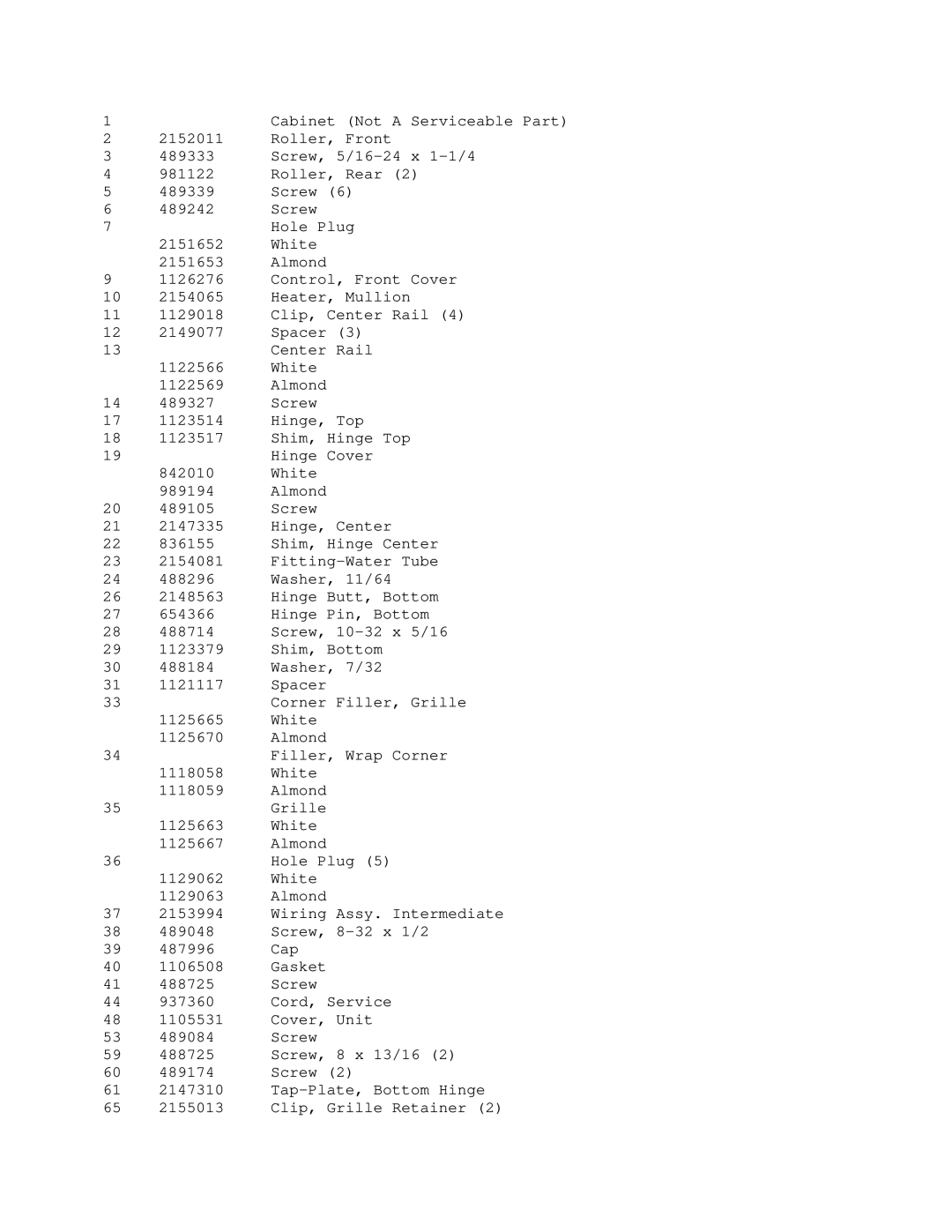 KitchenAid KTRC22KXWH20 manual 