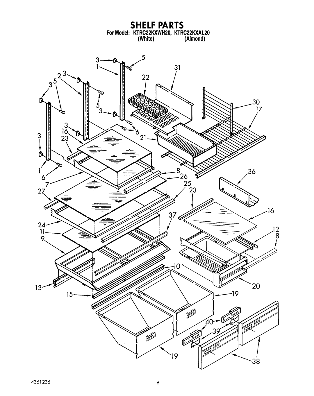 KitchenAid KTRC22KXWH20 manual 