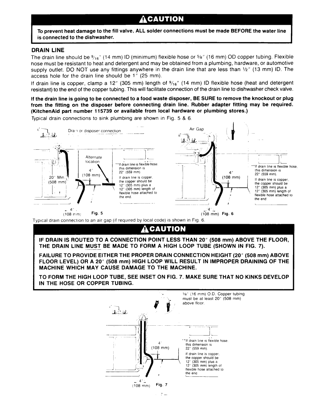 KitchenAid KUD-22 manual ~~ --y-- --- ~~~ ‘LJ 