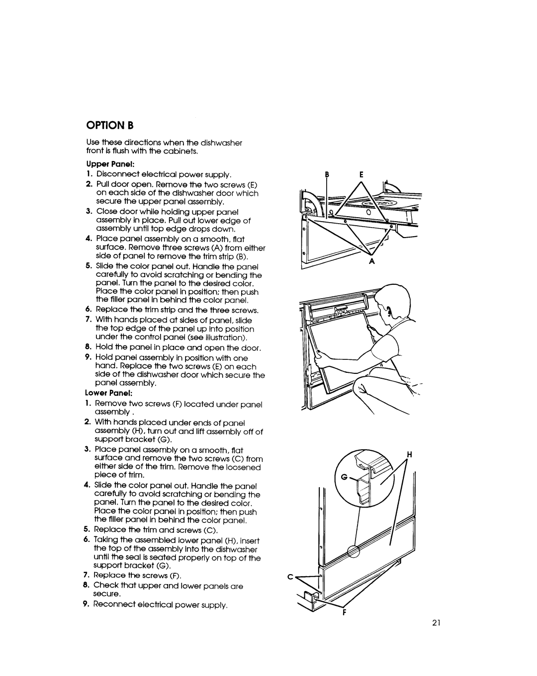 KitchenAid KUDA23HY, KUDA230Y, KUDS23HY, KUDS230Y manual 