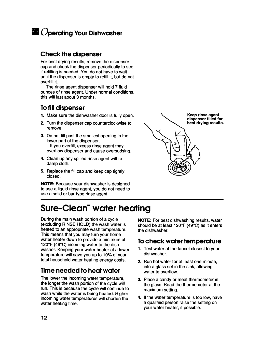 KitchenAid KUDF230B, KUDH230B manual 