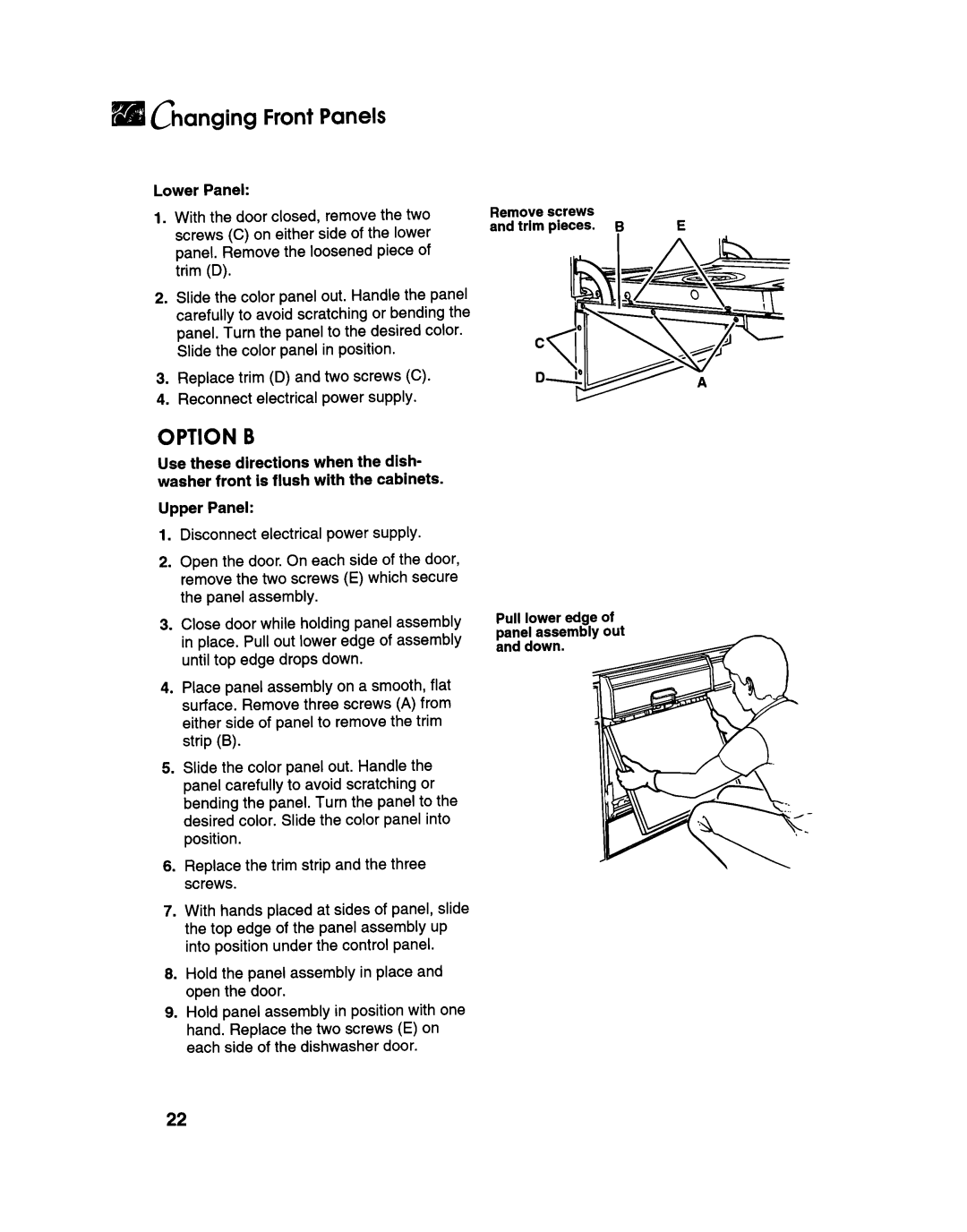 KitchenAid KUDG23HB manual 