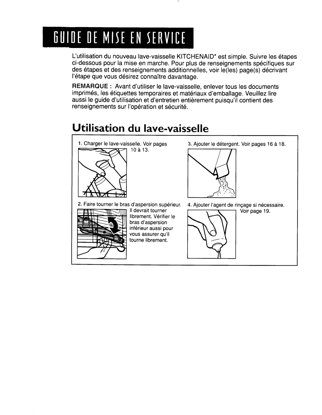 KitchenAid KUDM24SE, KUDI24SE manual 