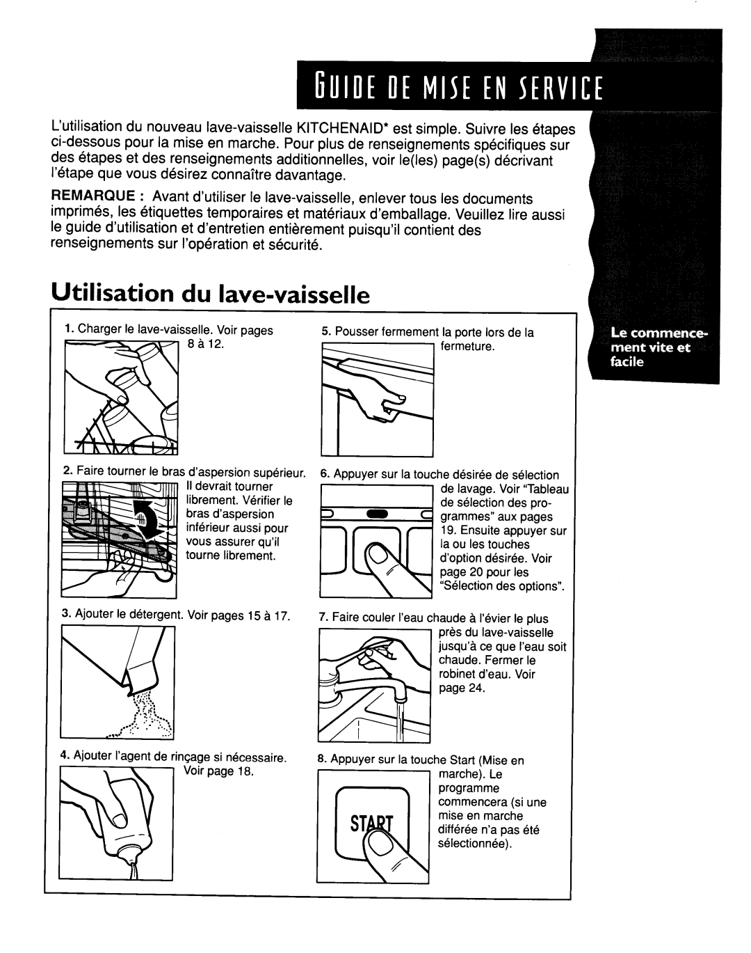 KitchenAid KUDR24SE manual 