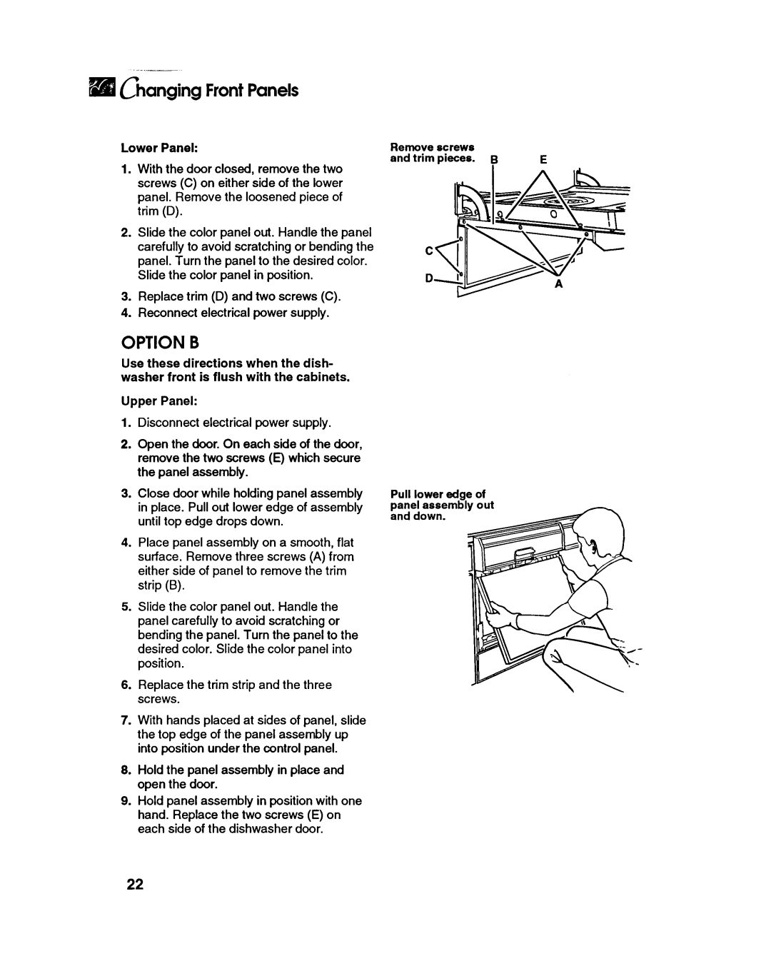 KitchenAid KUDX23HB manual 