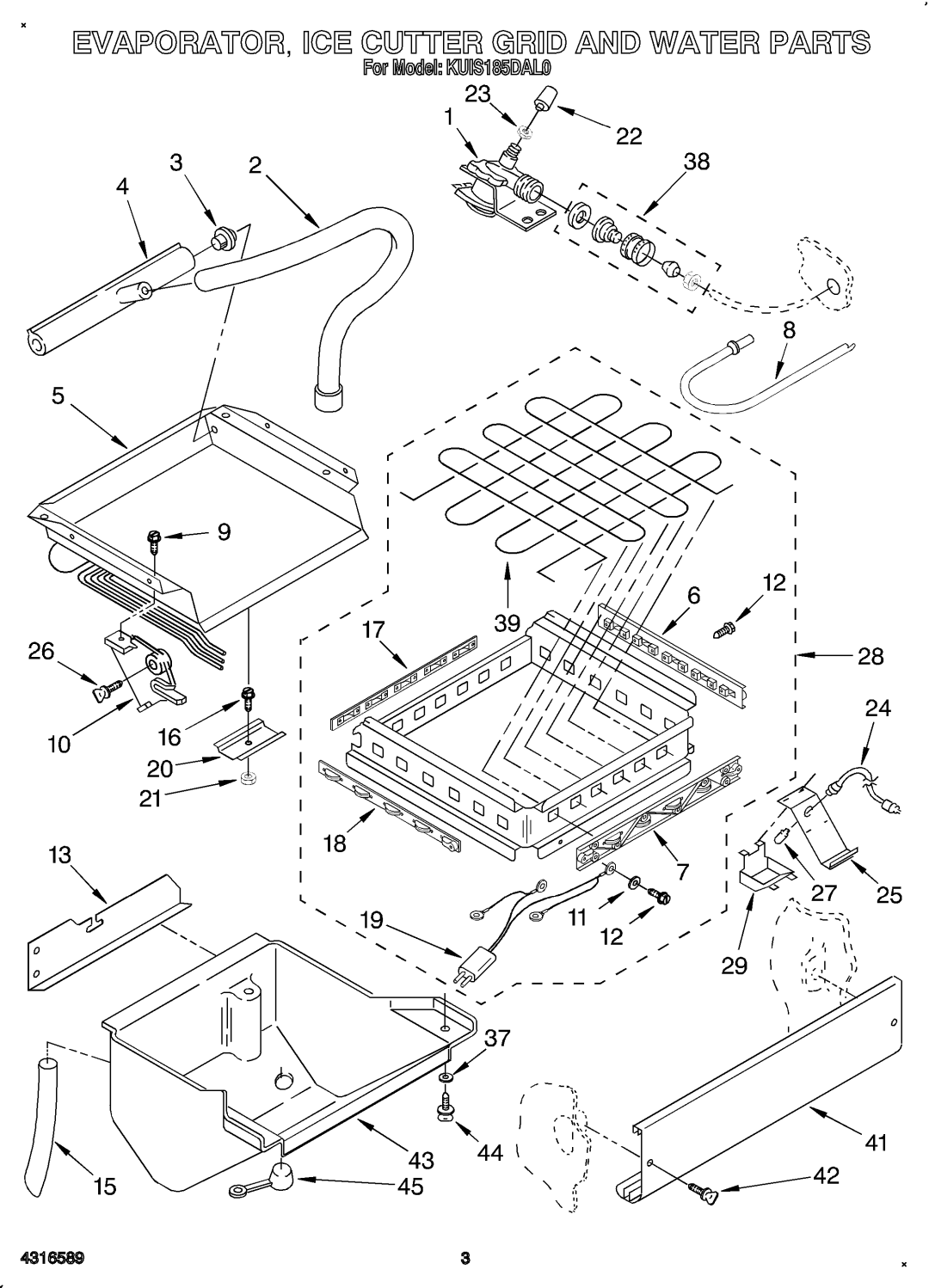 KitchenAid KUIS185DAL0 manual 