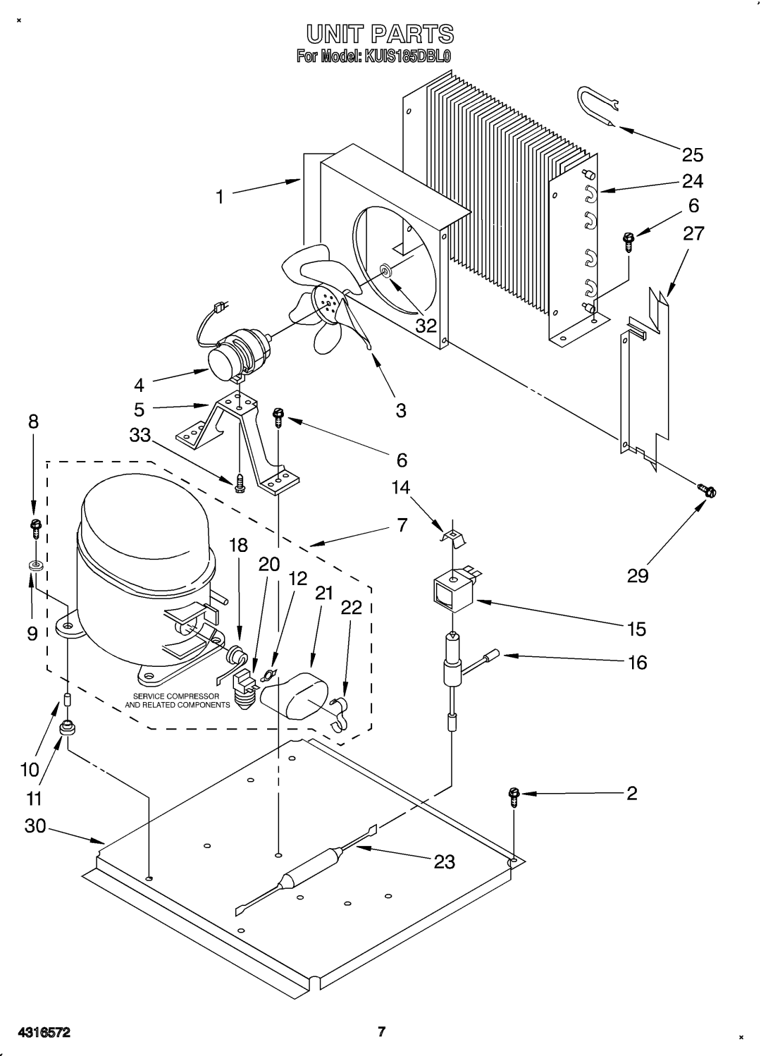 KitchenAid KUIS185DBL0 manual 