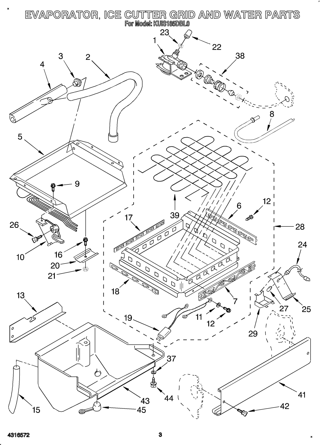 KitchenAid KUIS185DBL0 manual 