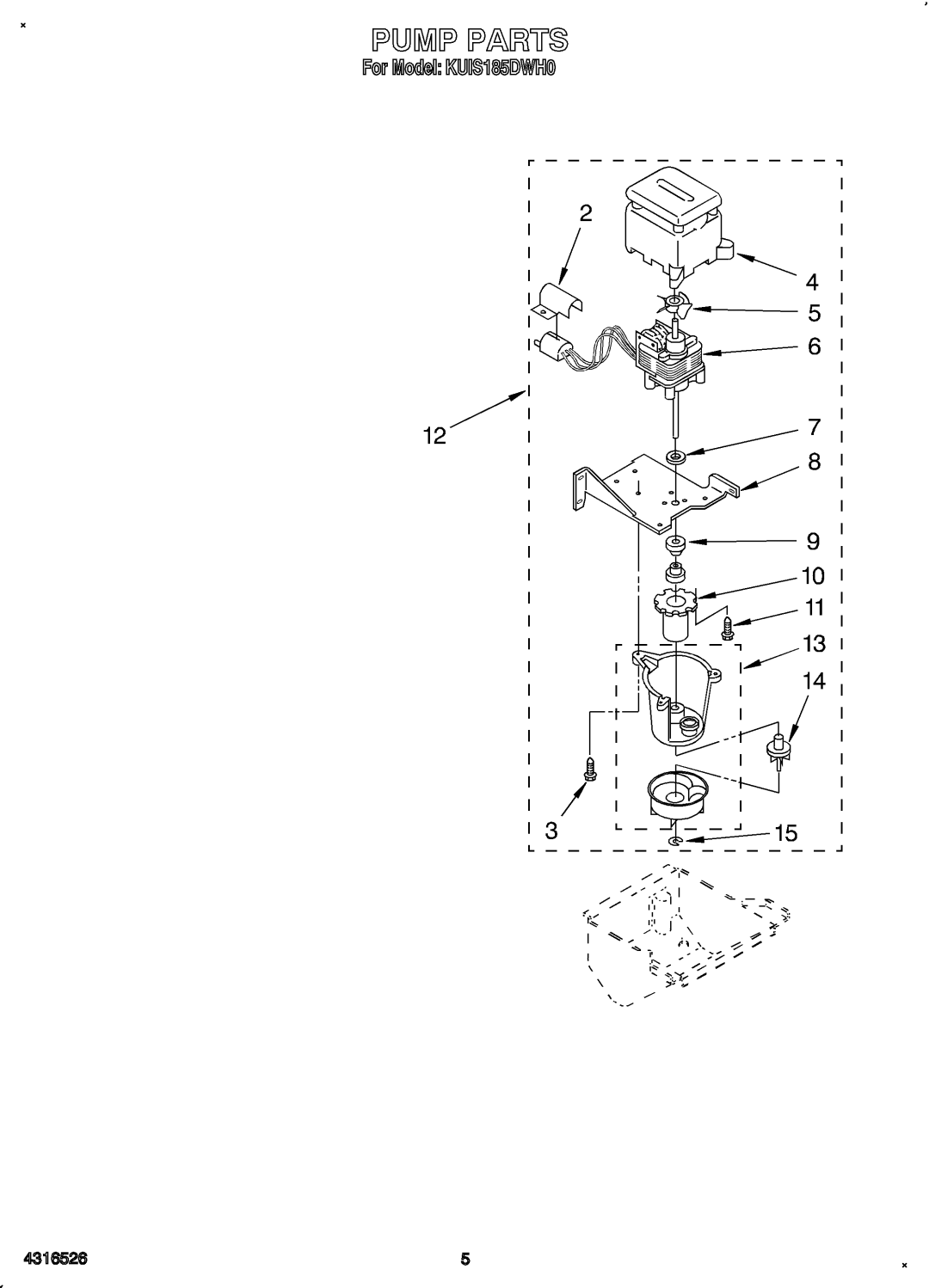 KitchenAid KUIS185DWH0 manual 