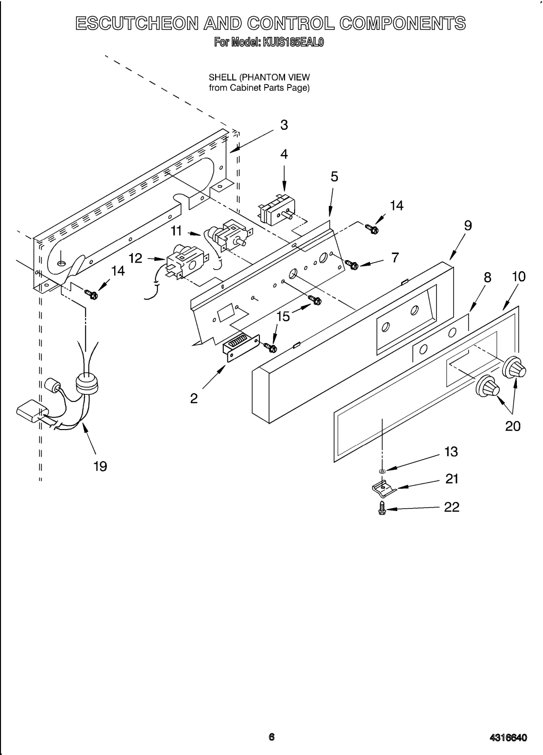 KitchenAid KUIS185EAL0 manual 