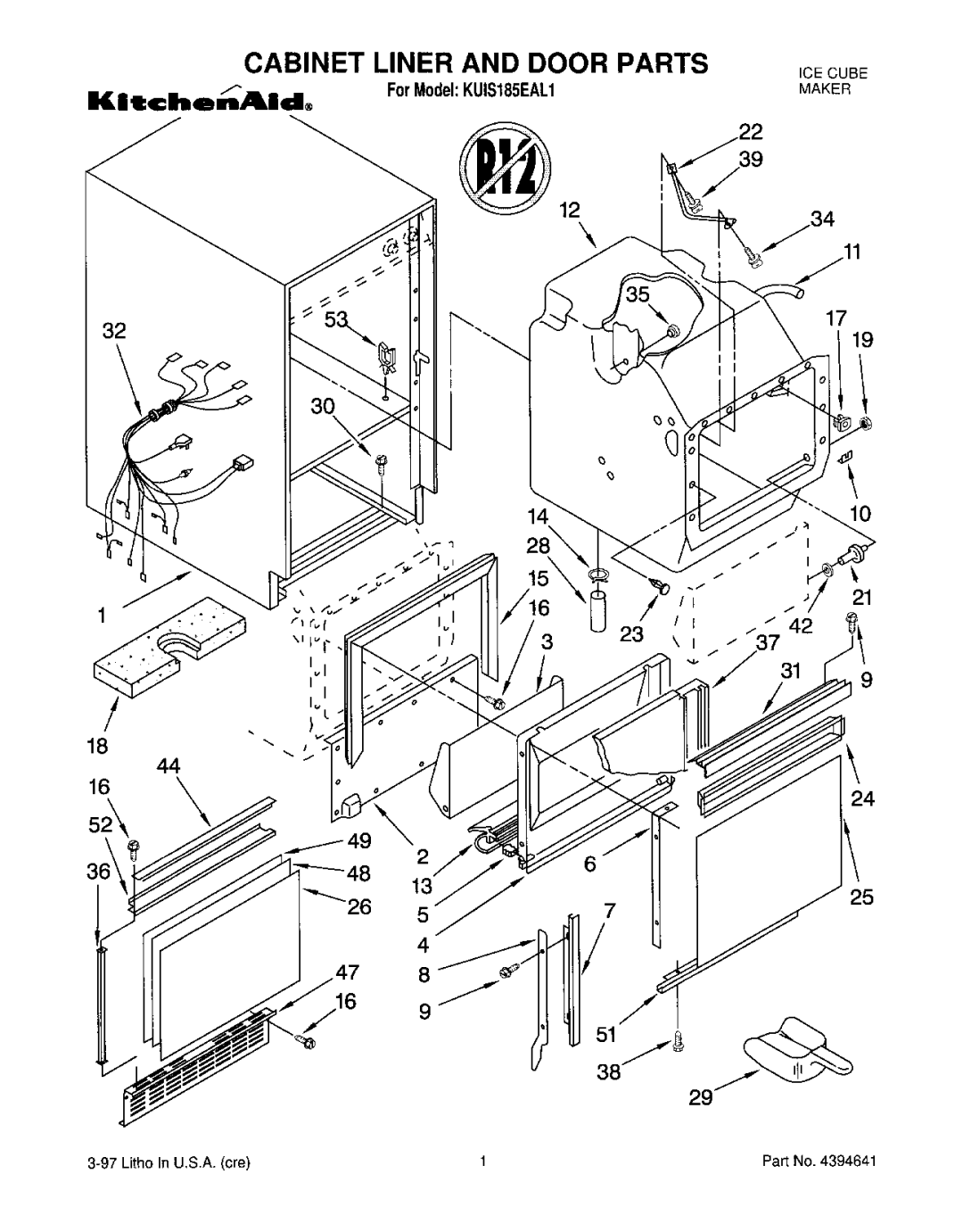 KitchenAid KUIS185EAL1 manual 